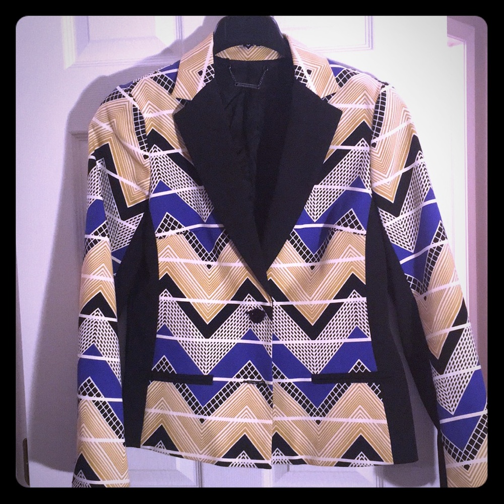 Trina Turk “Golden eye” blazer